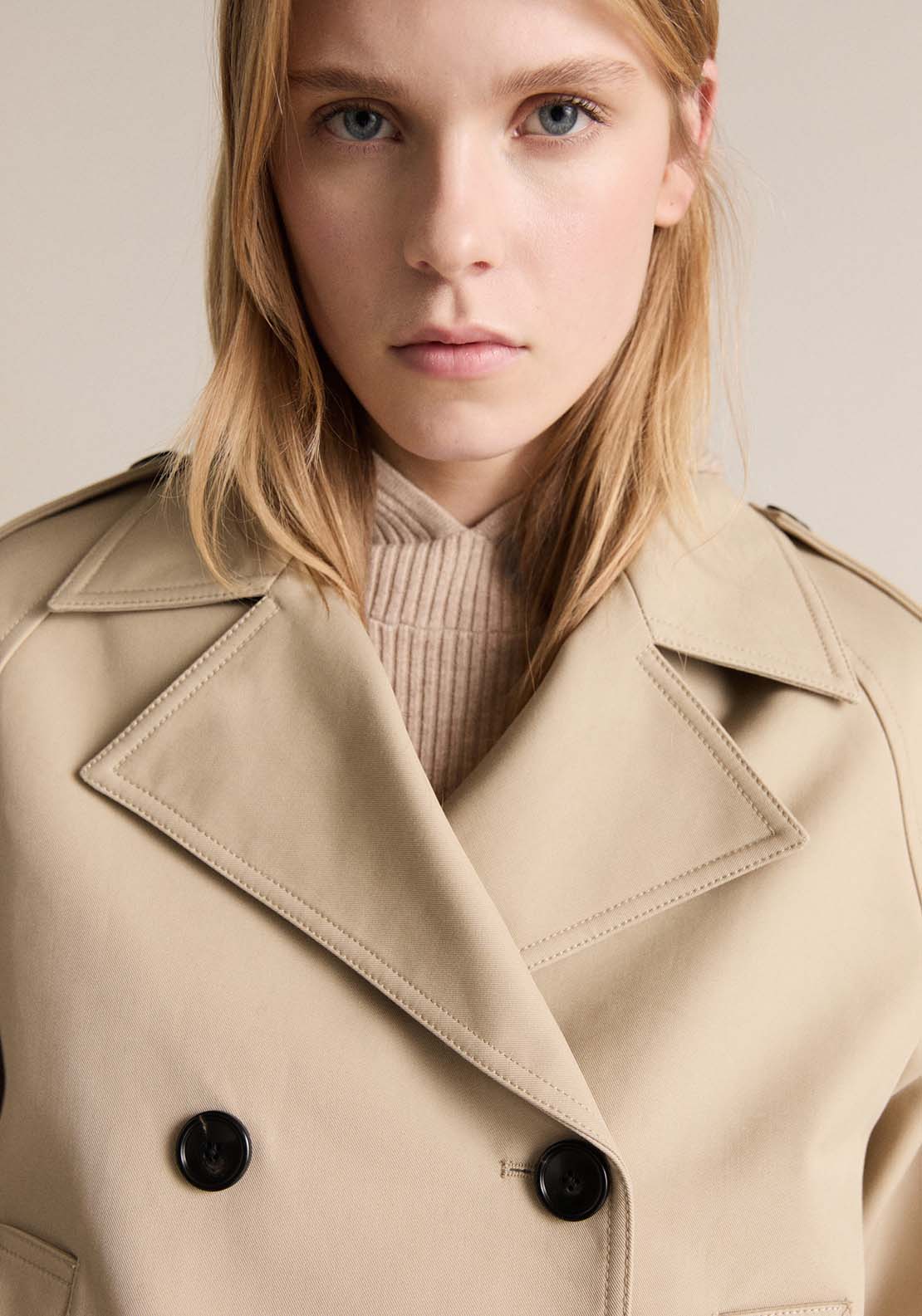 Mango Jacket Habana - Medium Brown 3 Shaws Department Stores