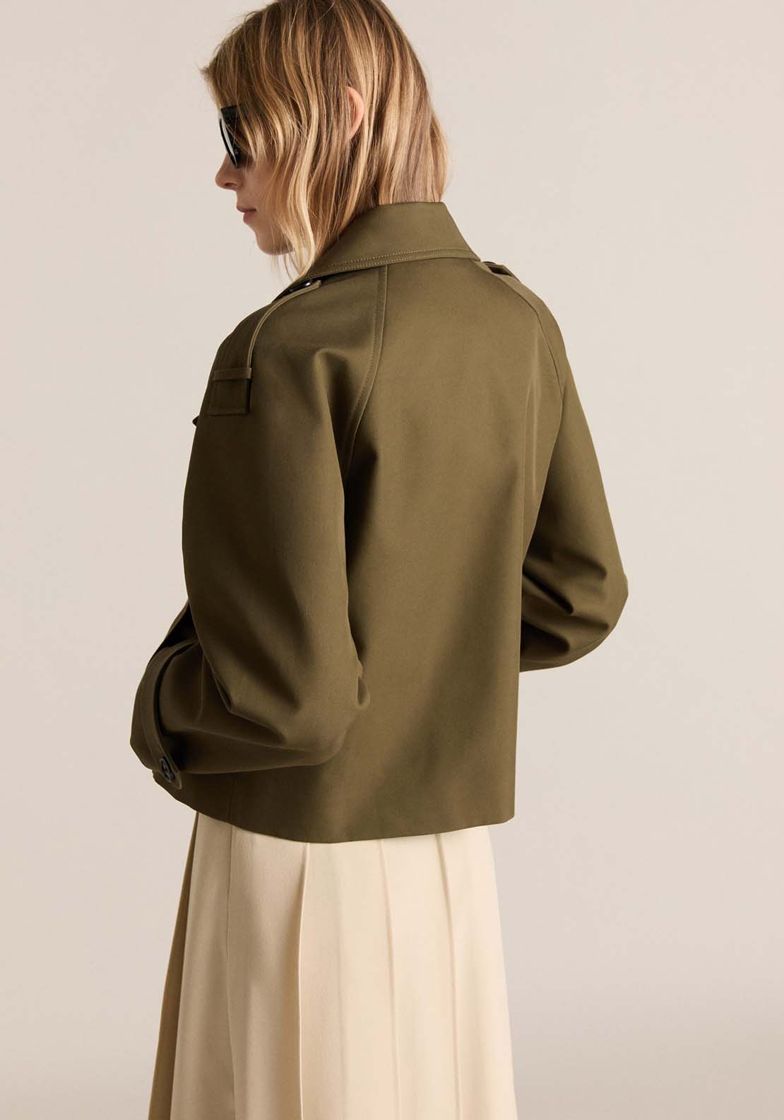 Mango Jacket Habana - Beige/khaki 3 Shaws Department Stores