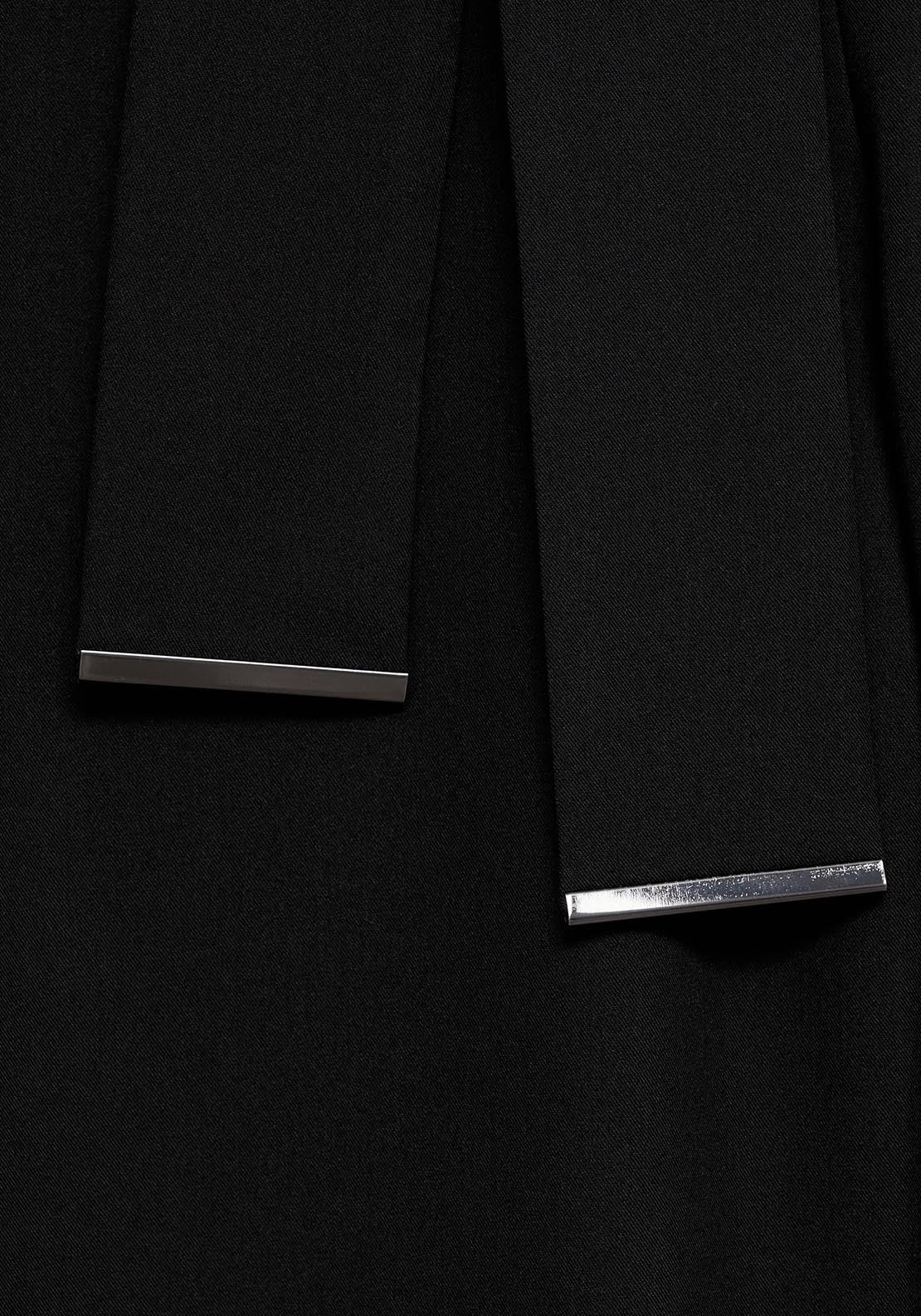 Mango Straight-fit jumpsuit with belt - Black 11 Shaws Department Stores