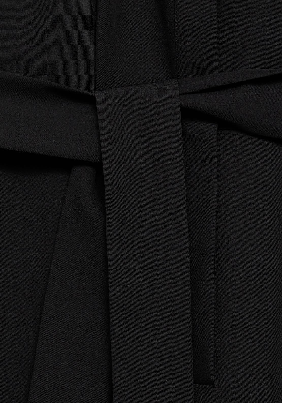 Mango Straight-fit jumpsuit with belt - Black 8 Shaws Department Stores