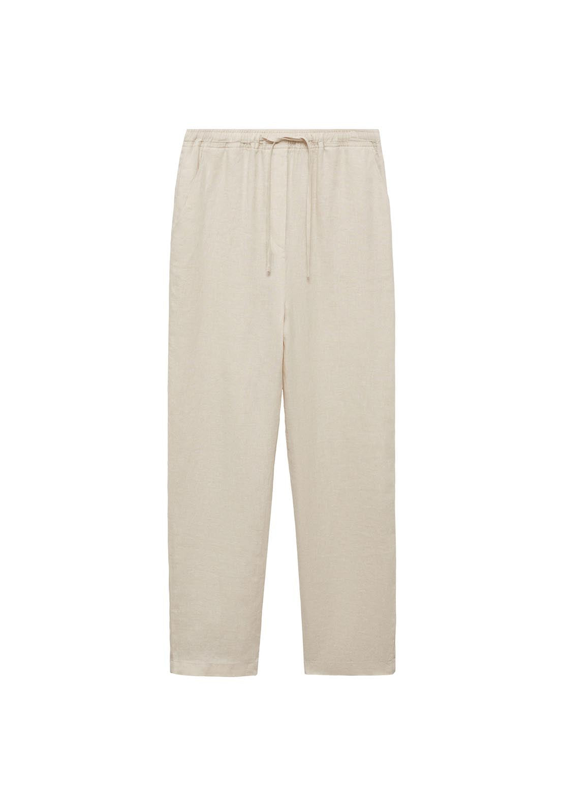 Mango Trousers - Light/pastel Gray 3 Shaws Department Stores