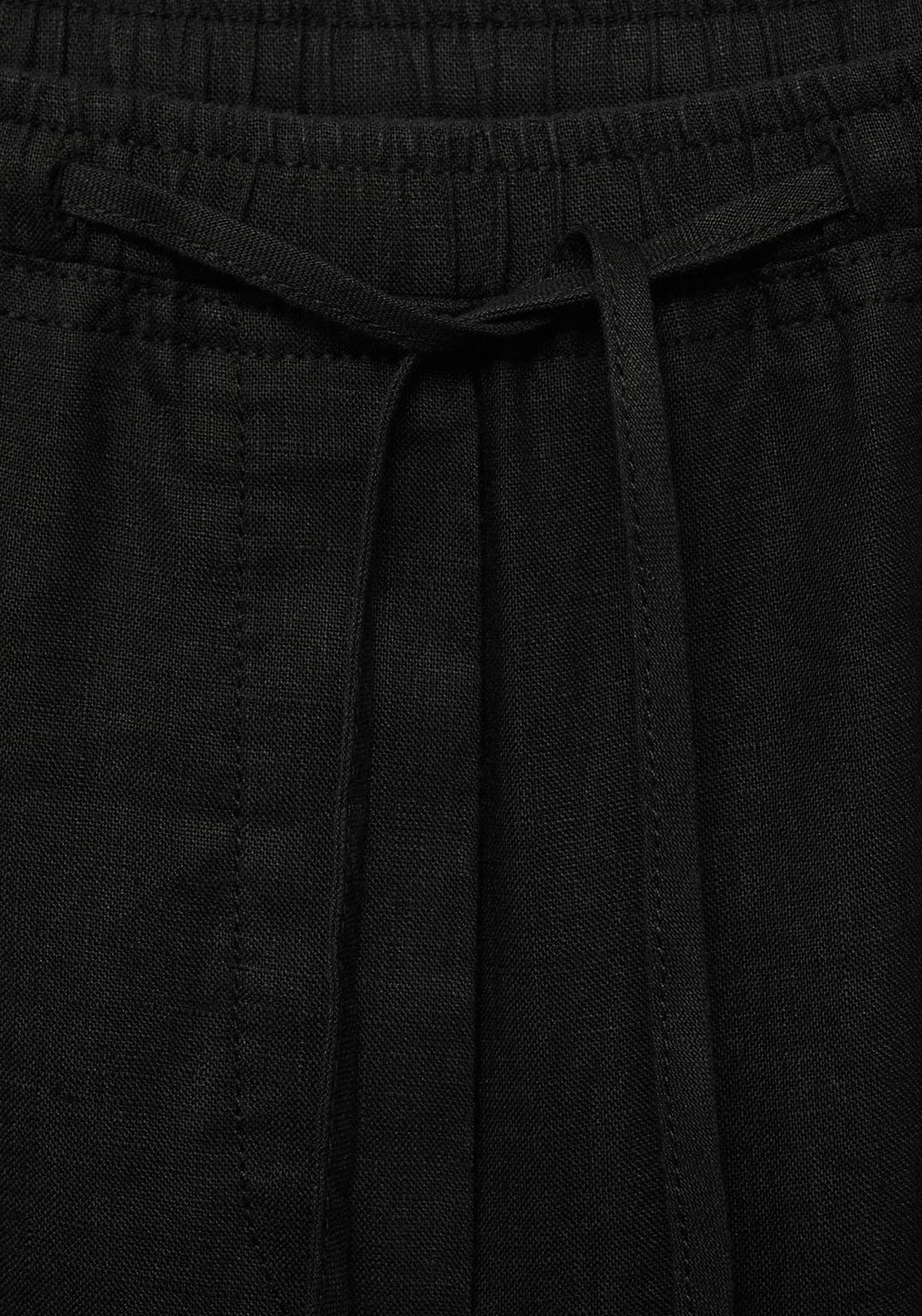 Mango Trousers - Black 4 Shaws Department Stores