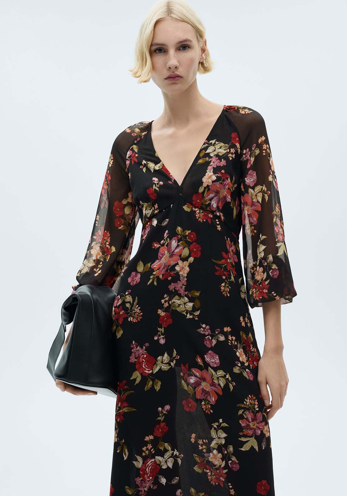 Mango Dress Savage - Black 3 Shaws Department Stores