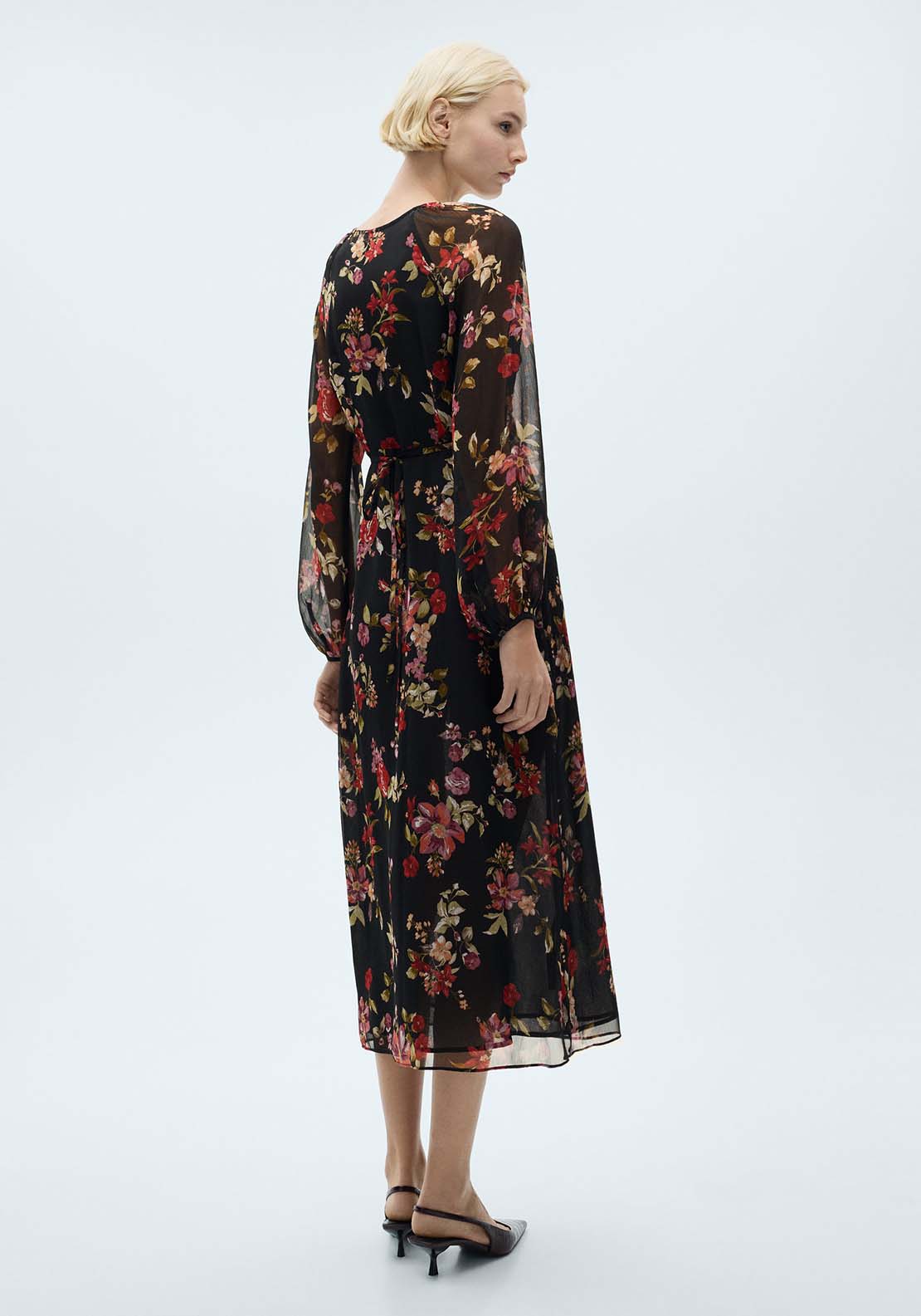 Mango Dress Savage - Black 2 Shaws Department Stores