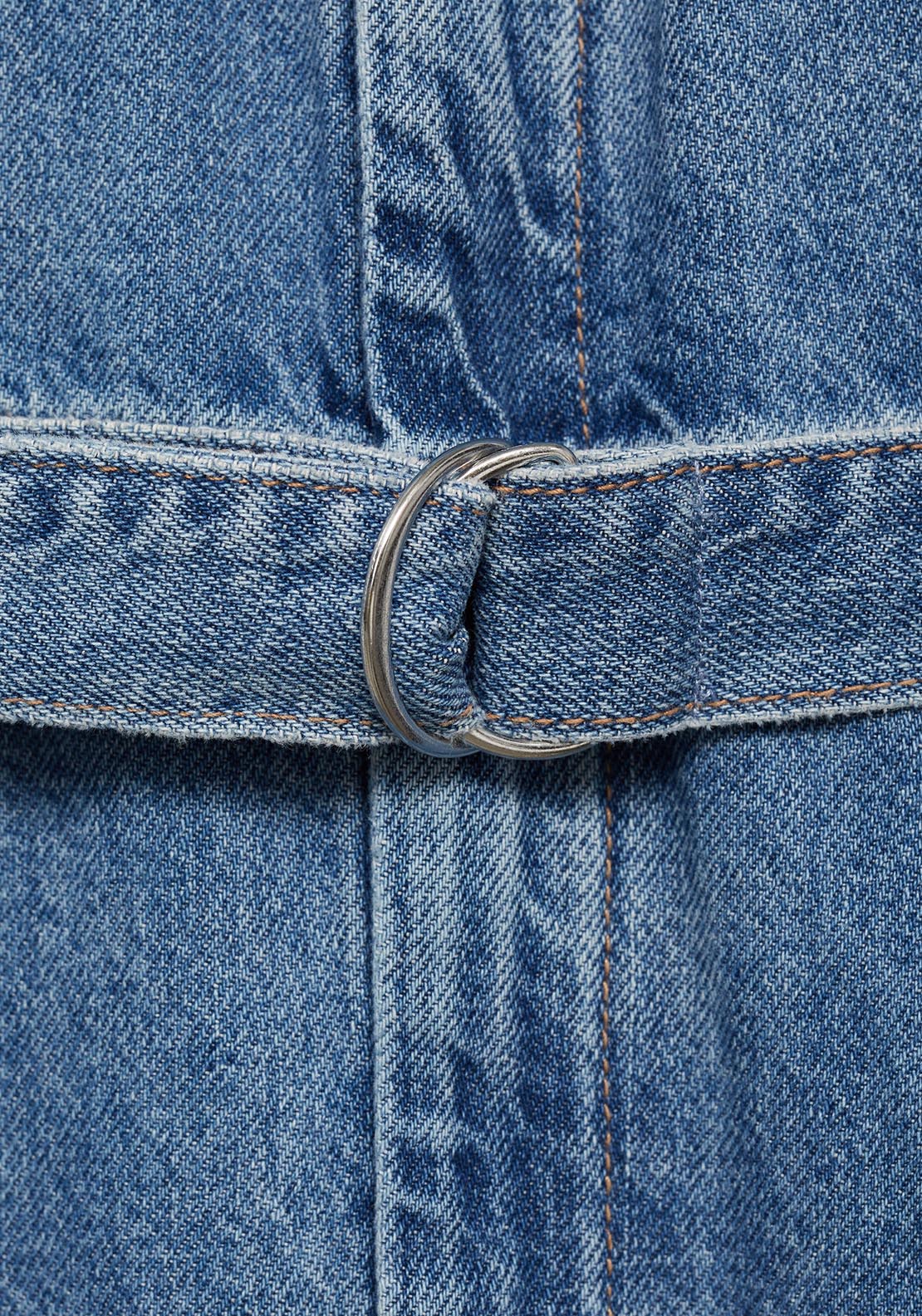 Mango Denim jumpsuit belt - Open Blue 9 Shaws Department Stores