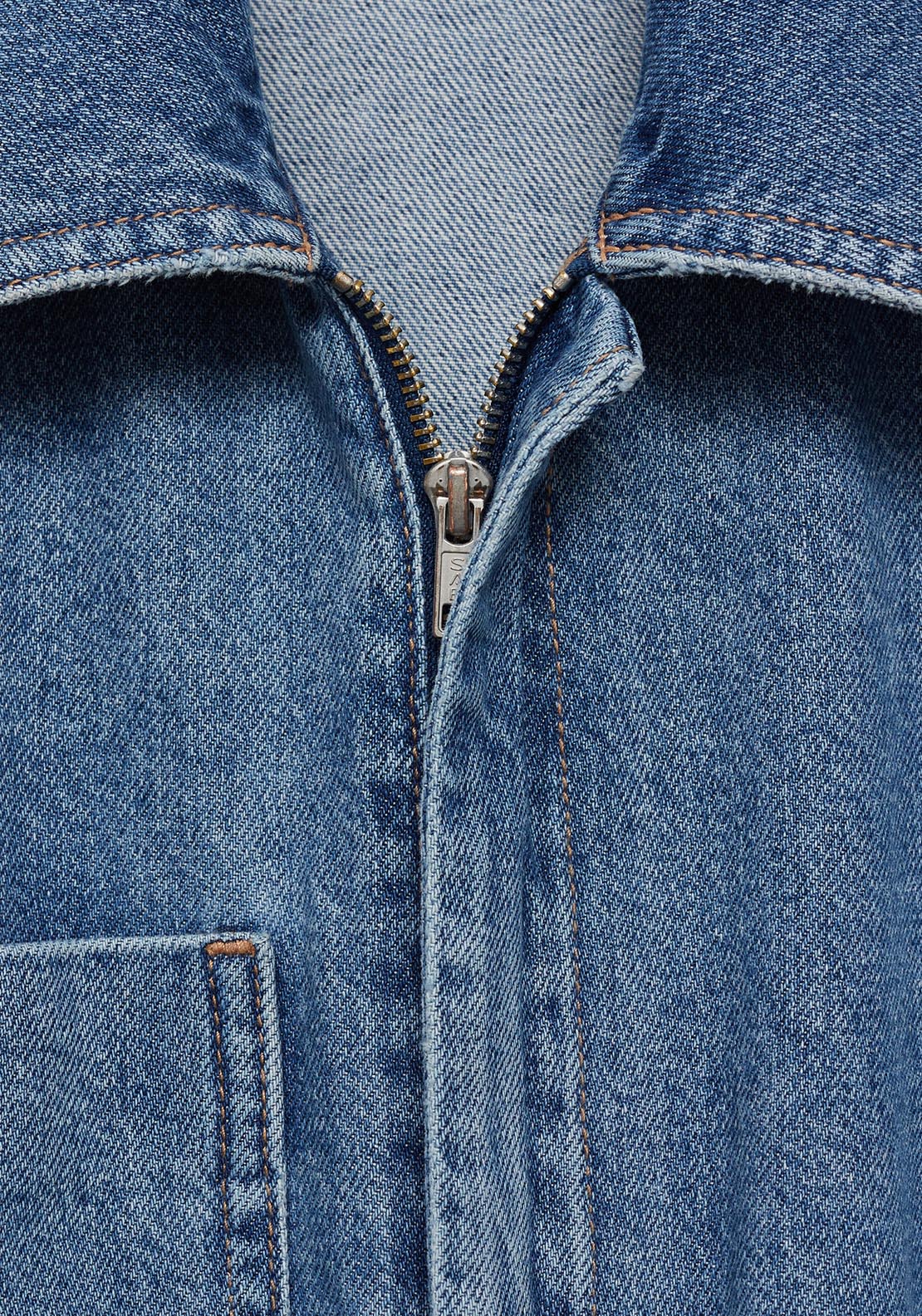 Mango Denim jumpsuit belt - Open Blue 6 Shaws Department Stores