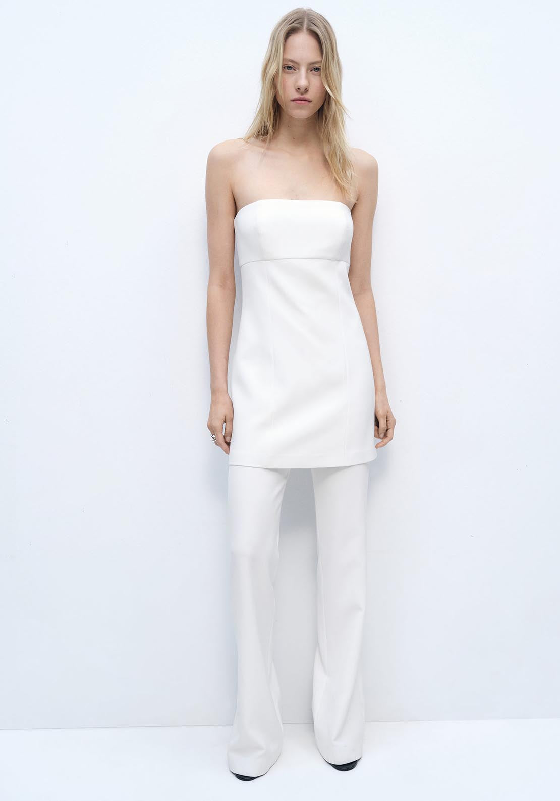 Mango Jumpsuit - Light Beige 2 Shaws Department Stores