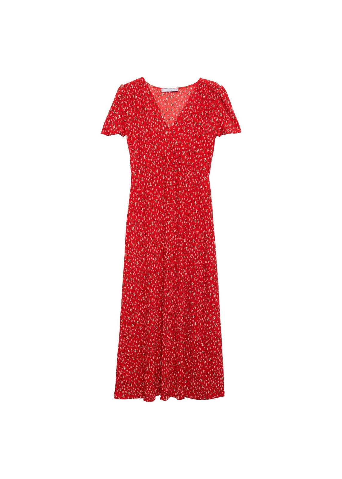 Mango Printed midi dress - Red 10 Shaws Department Stores