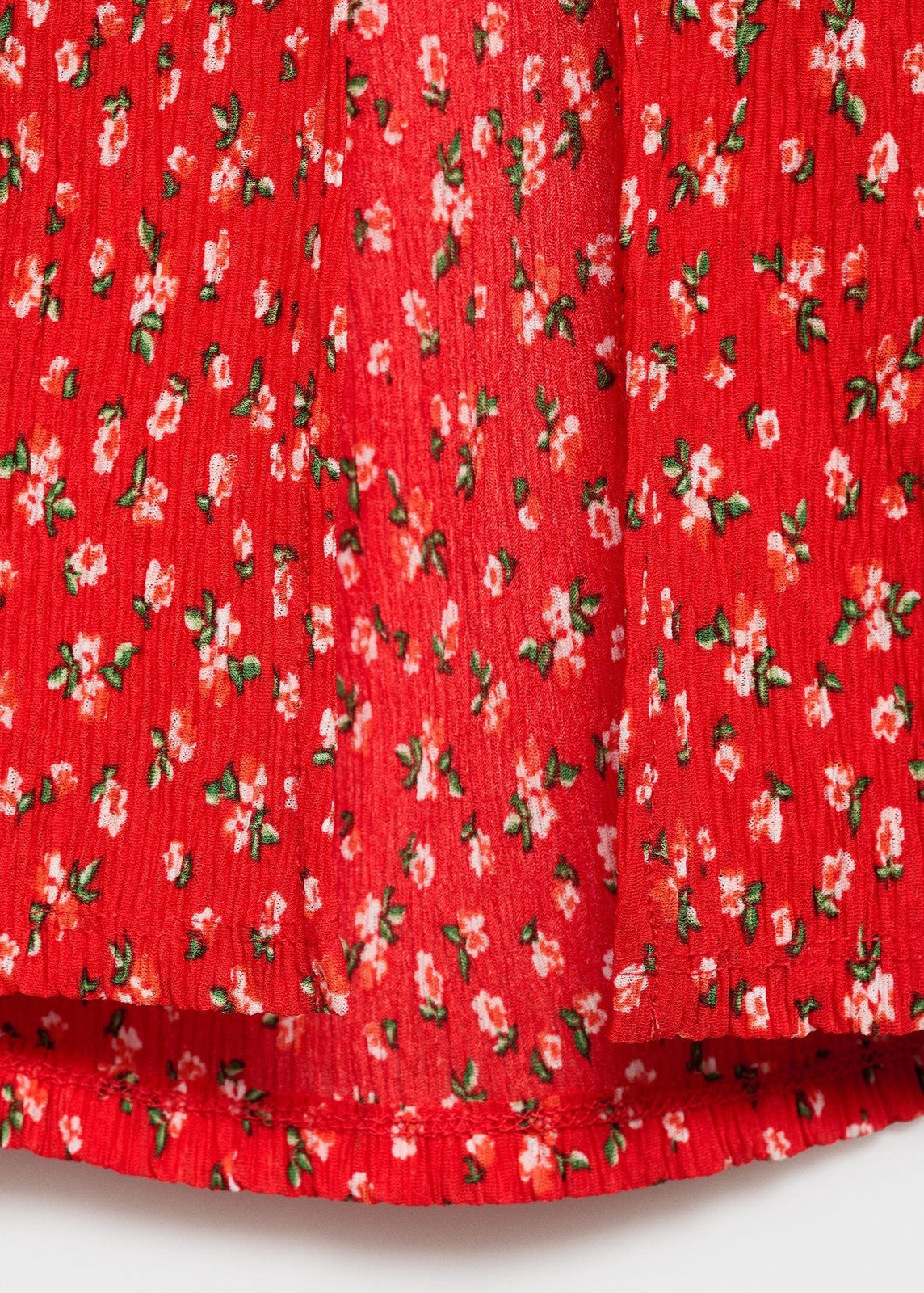 Mango Printed midi dress - Red 11 Shaws Department Stores