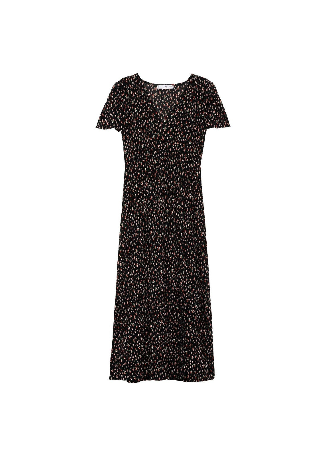 Mango Printed midi dress - Black 9 Shaws Department Stores