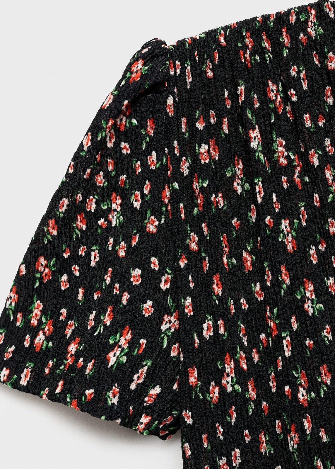 Mango Printed midi dress - Black 10 Shaws Department Stores