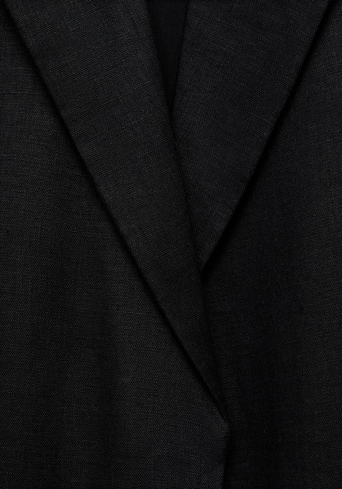 Mango Linen Suit Waistcoat - Black 7 Shaws Department Stores