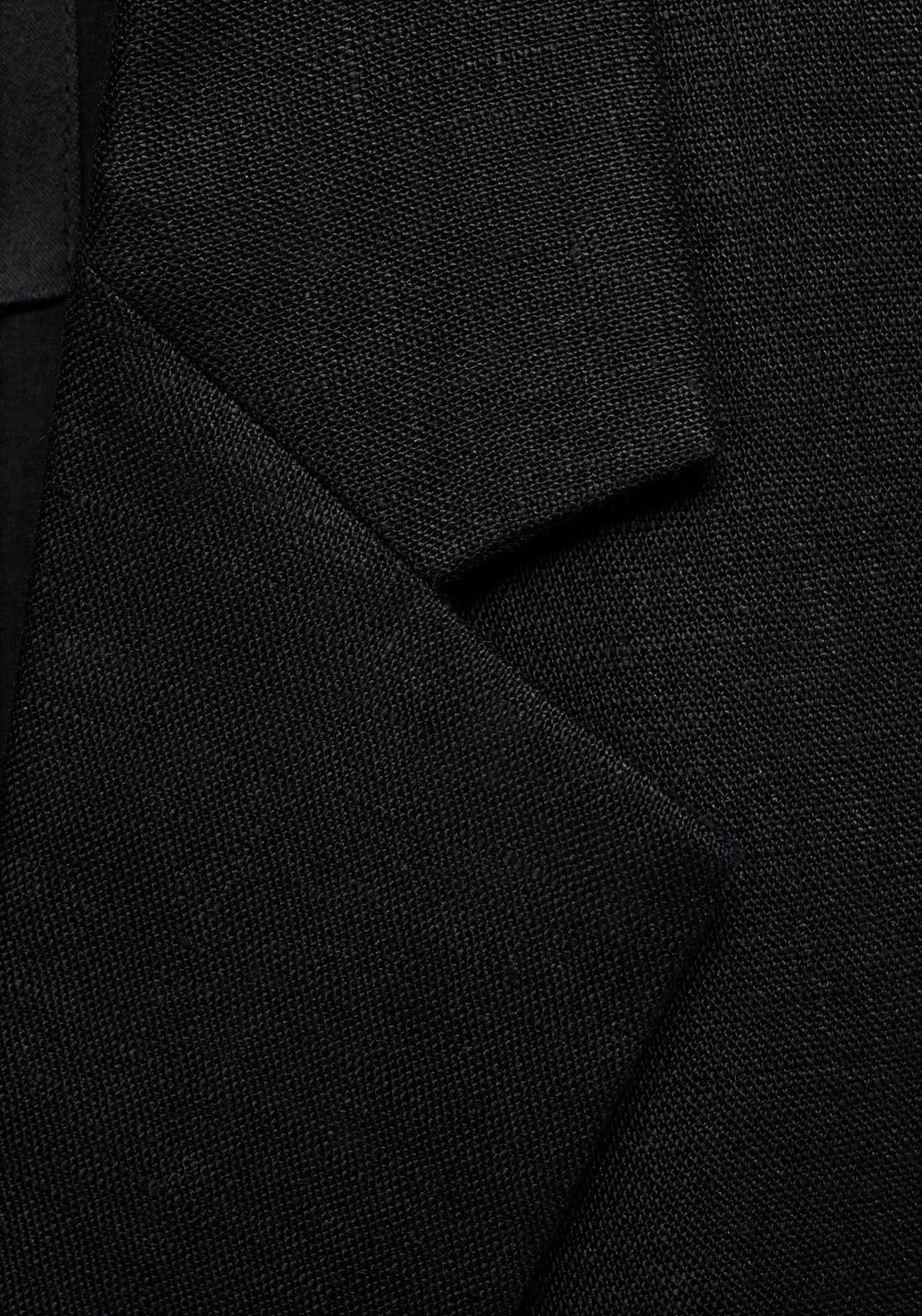 Mango Linen Suit Waistcoat - Black 6 Shaws Department Stores