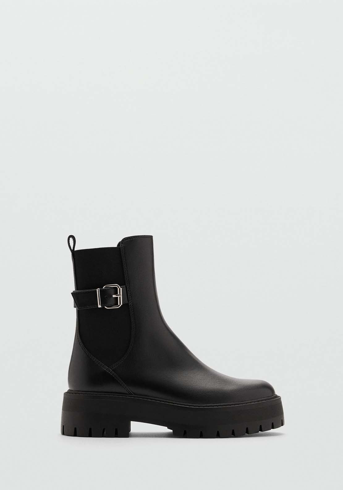 Mango Ankle Boots Kondor - Black 2 Shaws Department Stores