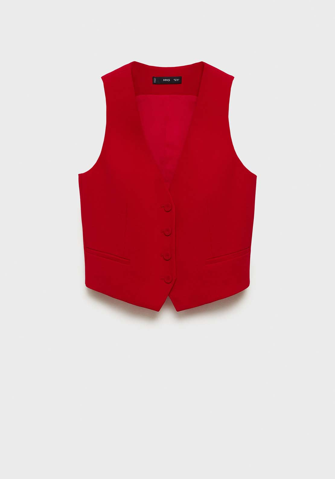Mango Vest Iguana - Red 8 Shaws Department Stores
