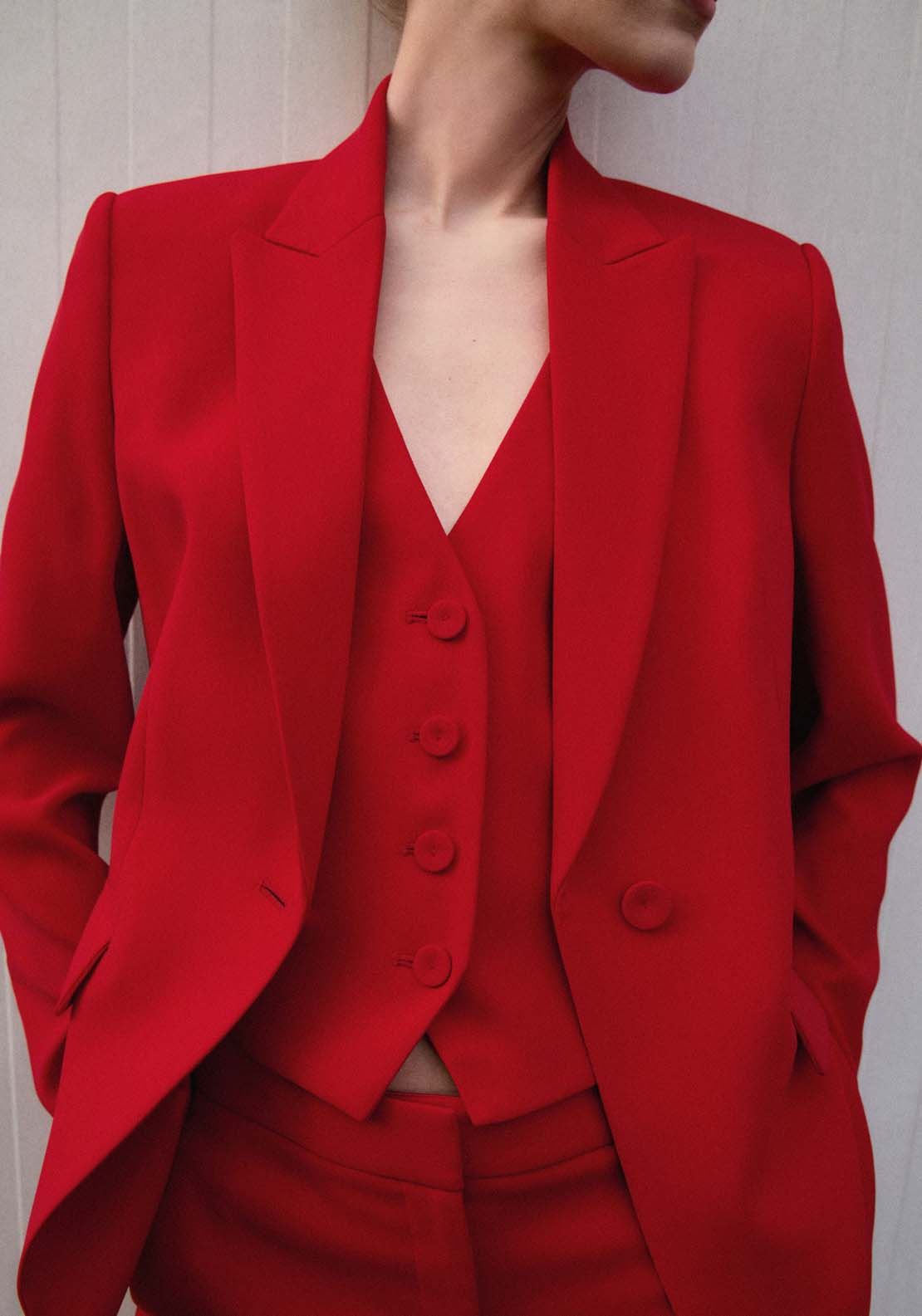 Mango Vest Iguana - Red 7 Shaws Department Stores