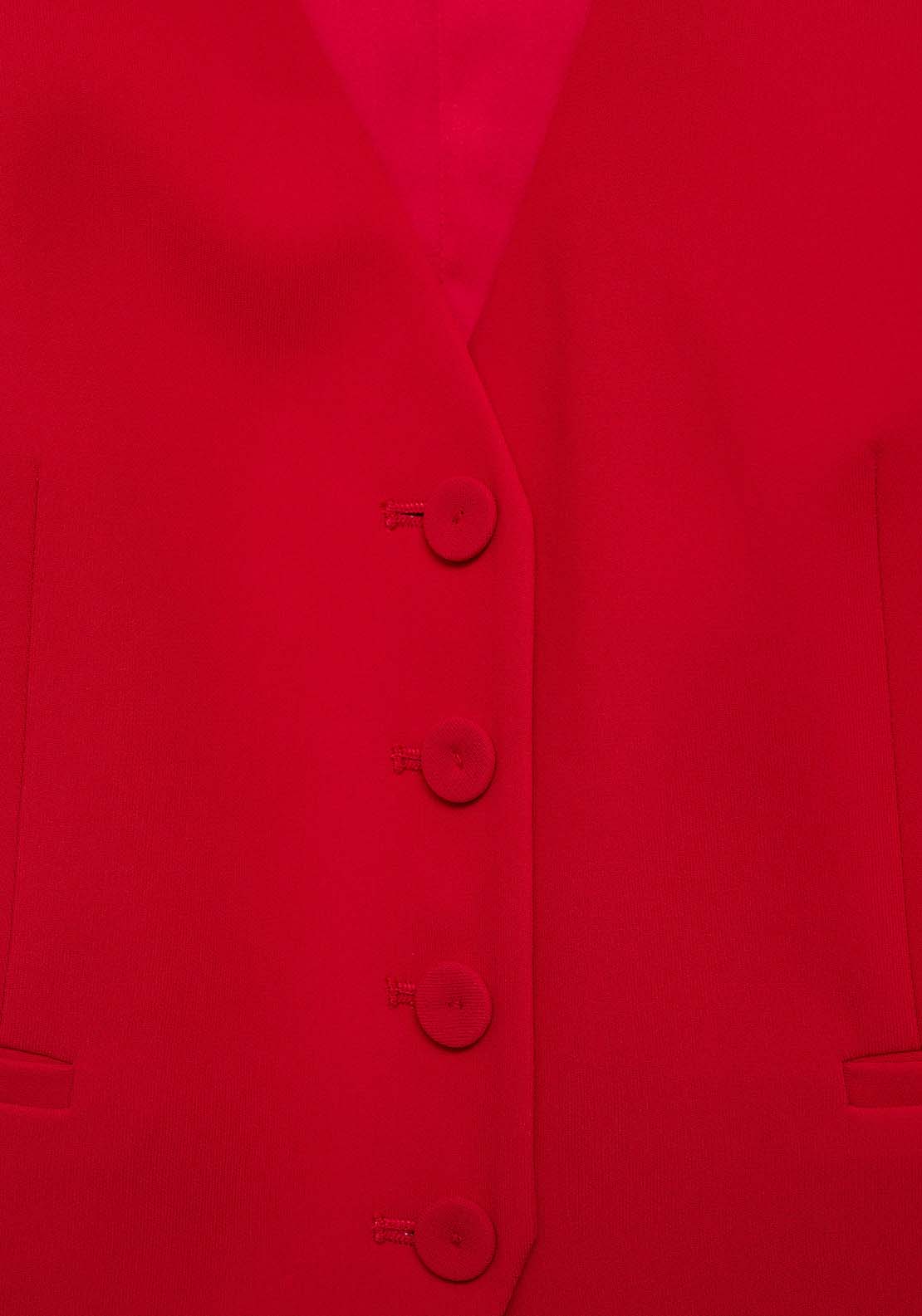 Mango Vest Iguana - Red 10 Shaws Department Stores