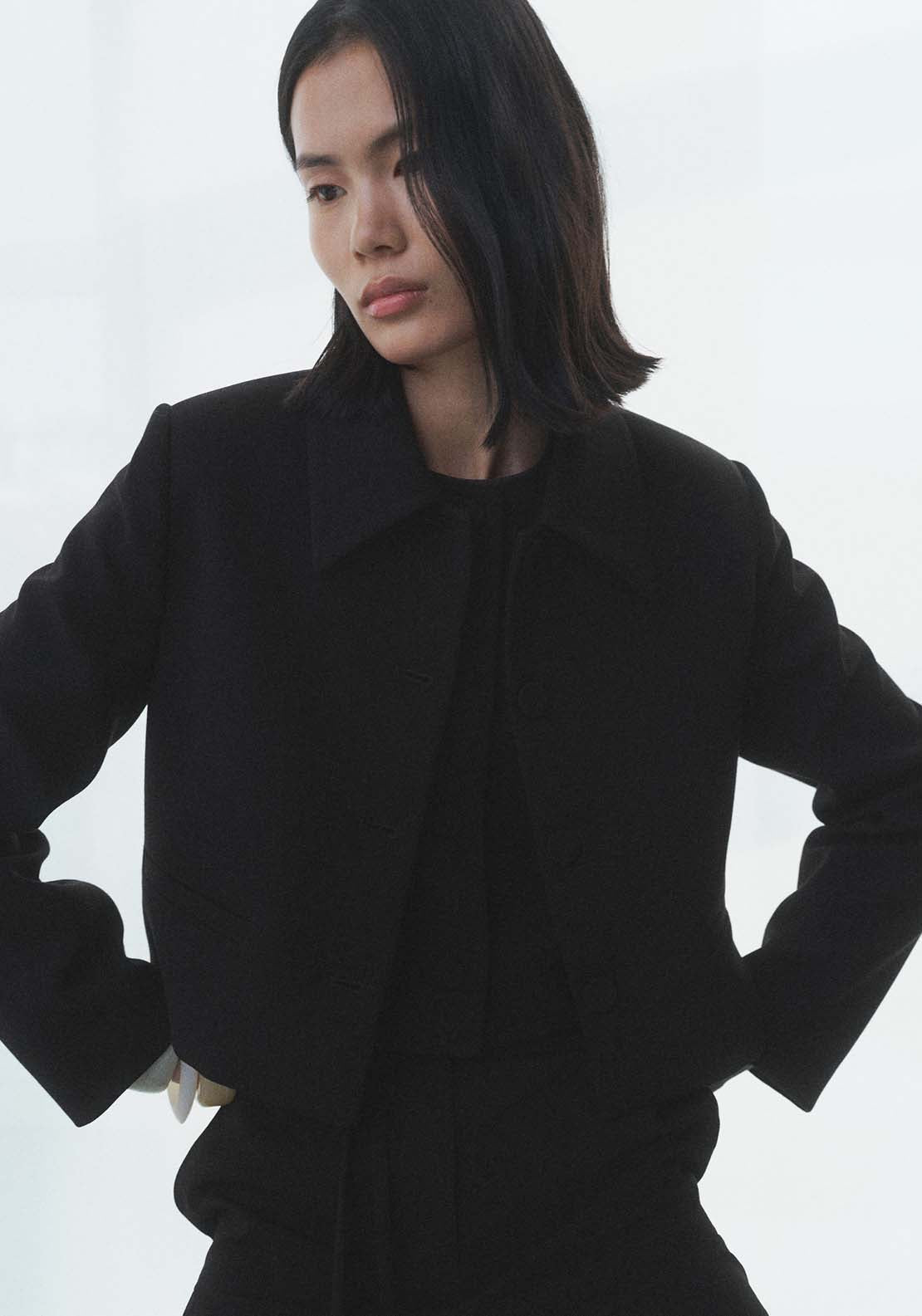 Mango Jacket Cagliari - Black 2 Shaws Department Stores