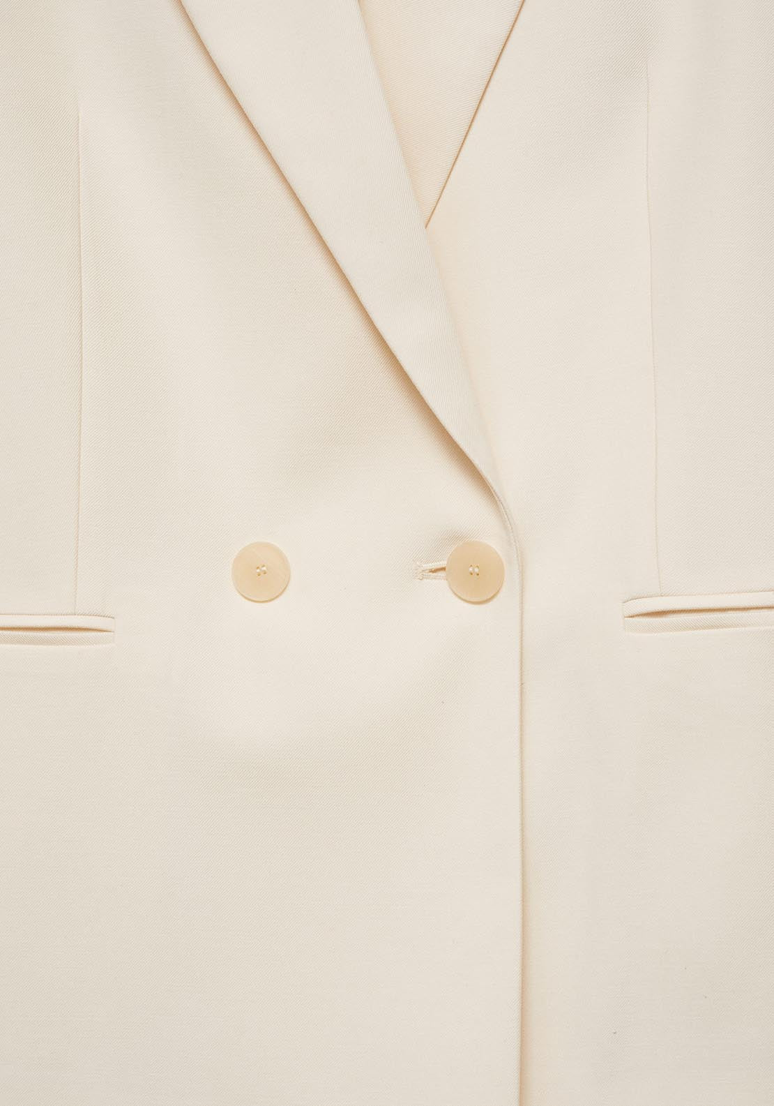Mango Straight-fit suit jacket - Light Beige 8 Shaws Department Stores