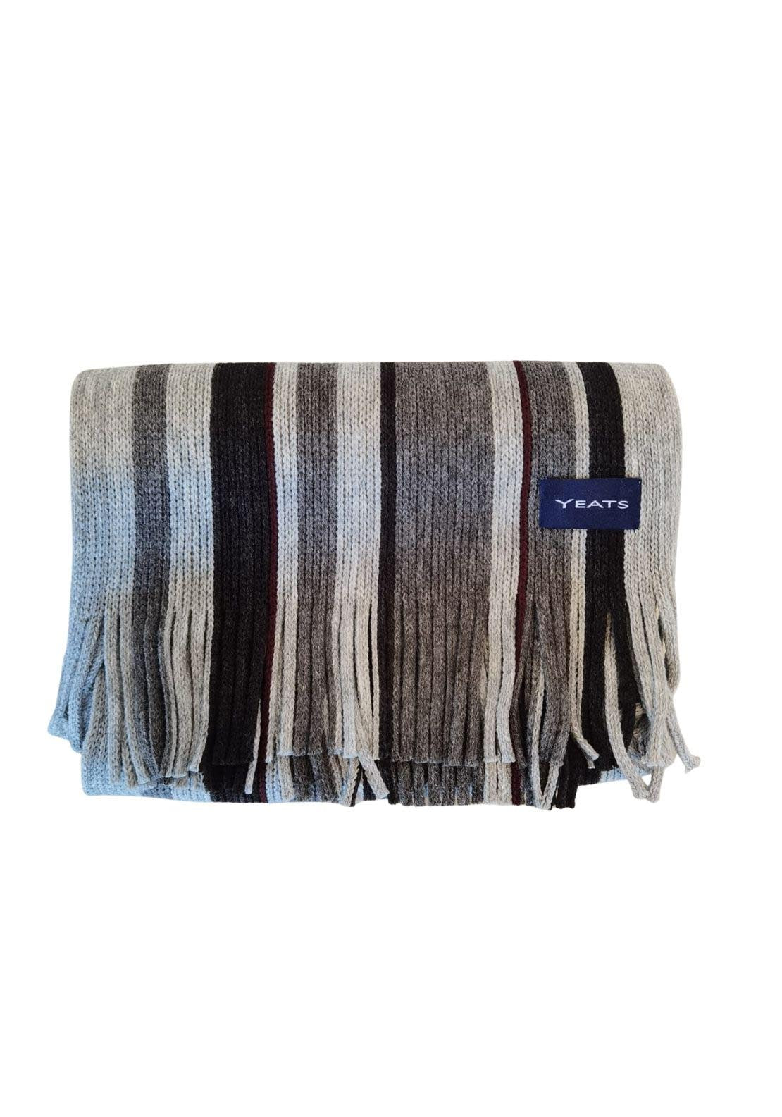 Yeats Boxed Raschel Scarves - Grey 2 Shaws Department Stores