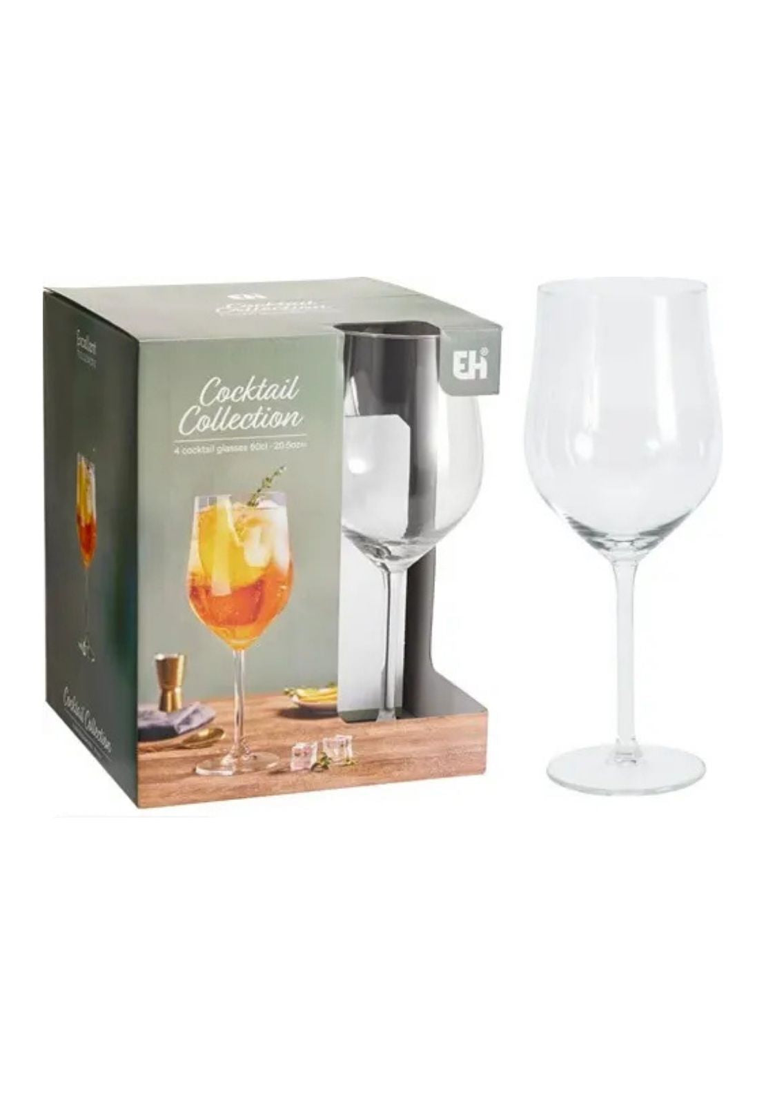 Cocktail Glasses Set of 4 - Clear