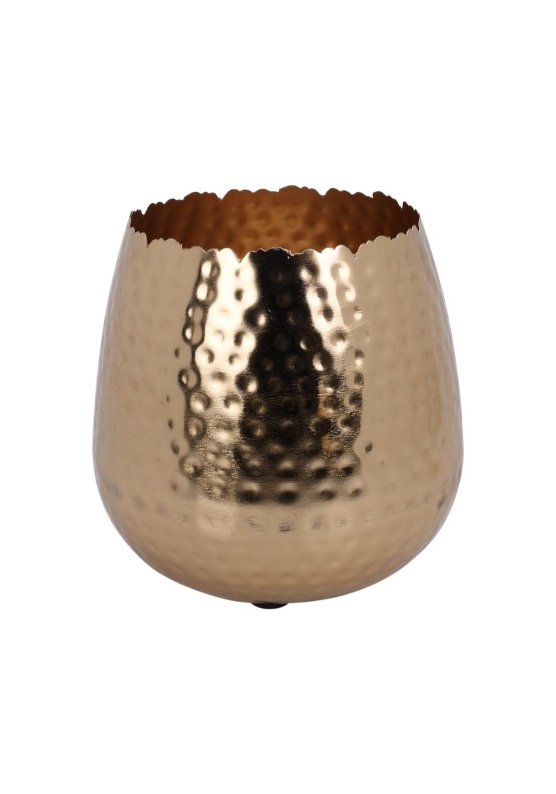 The Home Christmas Gold Flower Vase 1 Shaws Department Stores
