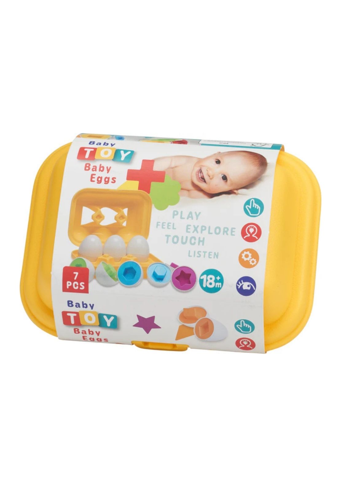 Baby Eggs Shape Sorter Set - Multi