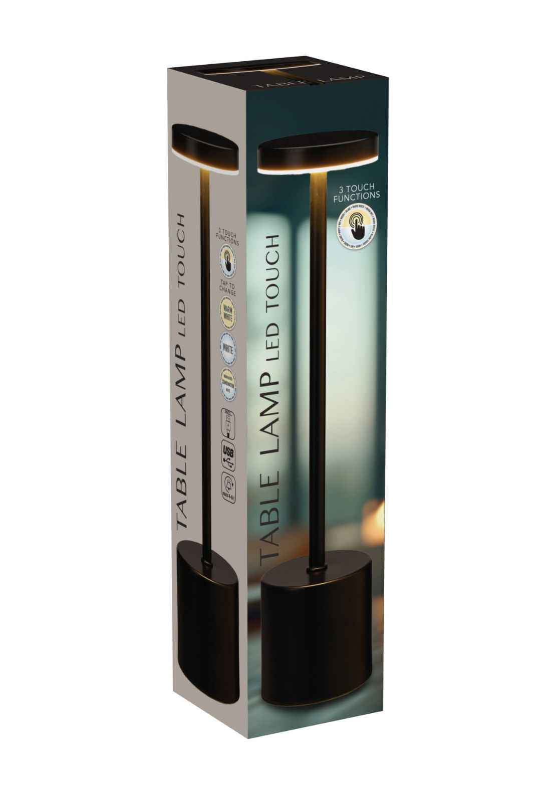 The Home Christmas LED Touch Table Lamp 4 Shaws Department Stores