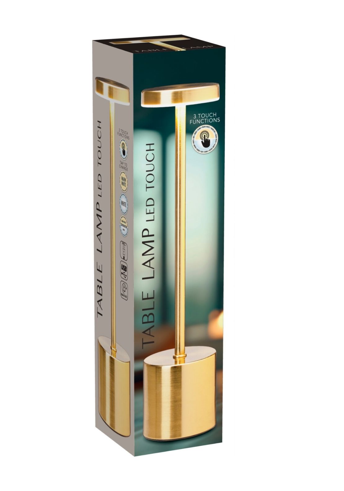 The Home Christmas LED Touch Table Lamp 4 Shaws Department Stores