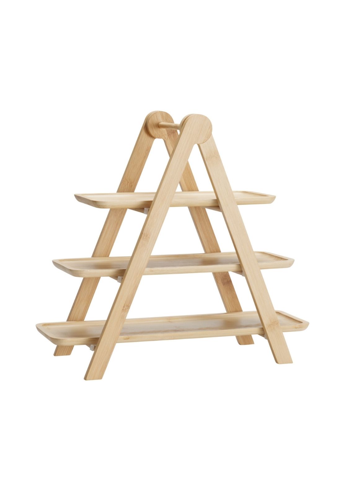 3 Tier Bamboo Food Stand - Green