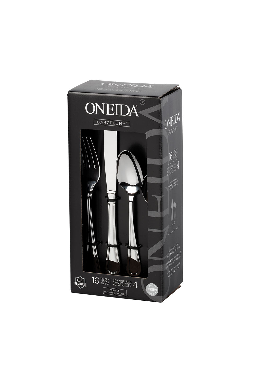 Meyers Oneida Barcelona 16 Piece Cutlery Set 1 Shaws Department Stores
