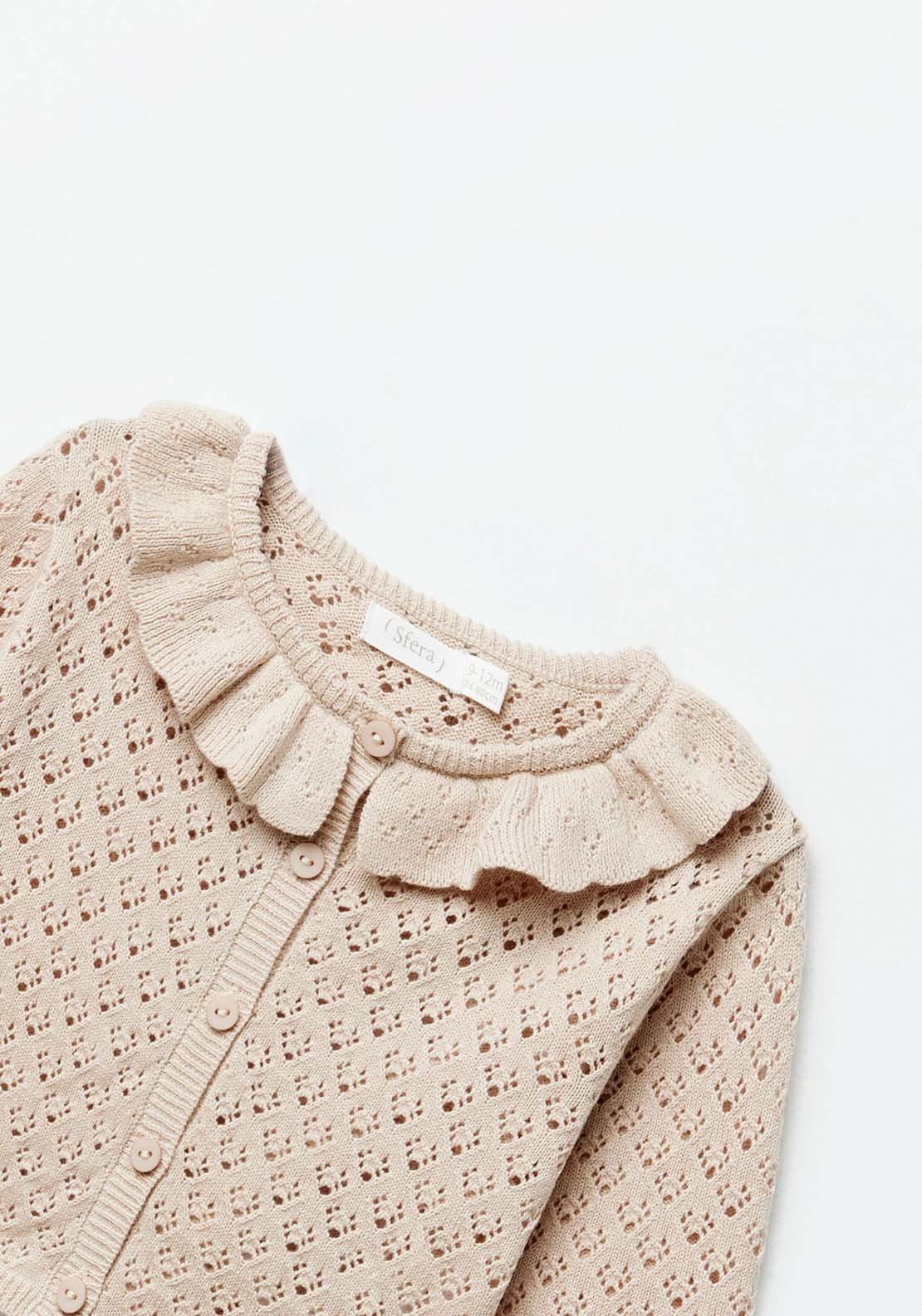 Sfera Fancy cardigan - Beige 5 Shaws Department Stores