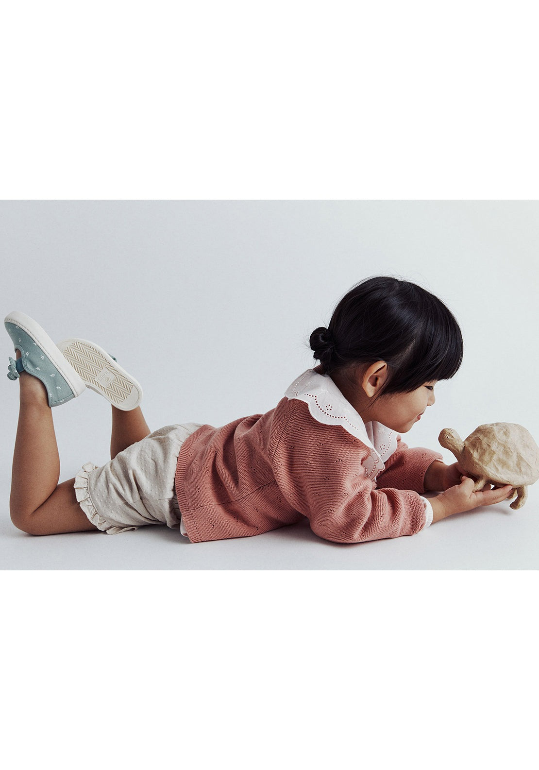 Sfera Garter stitch cardigan - Orange Salmon 7 Shaws Department Stores