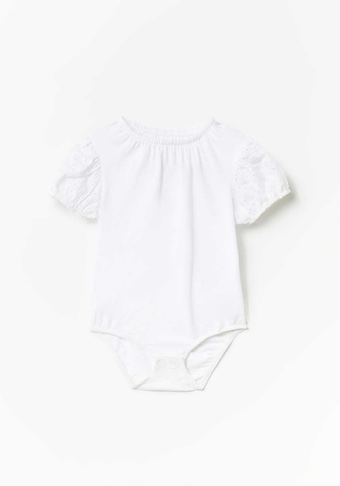 Sfera Detailed Bodysuit - White 1 Shaws Department Stores