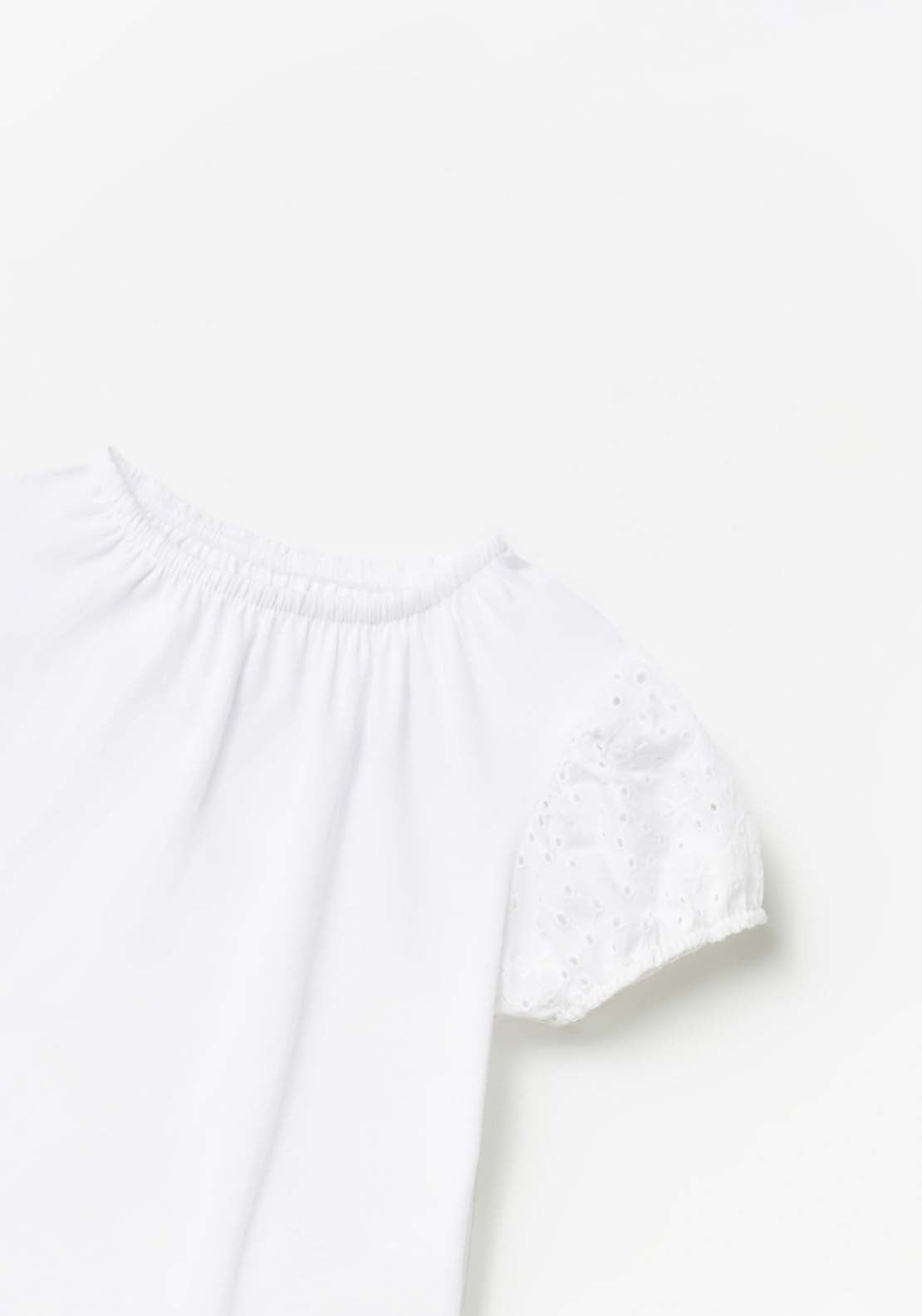 Sfera Detailed Bodysuit - White 3 Shaws Department Stores