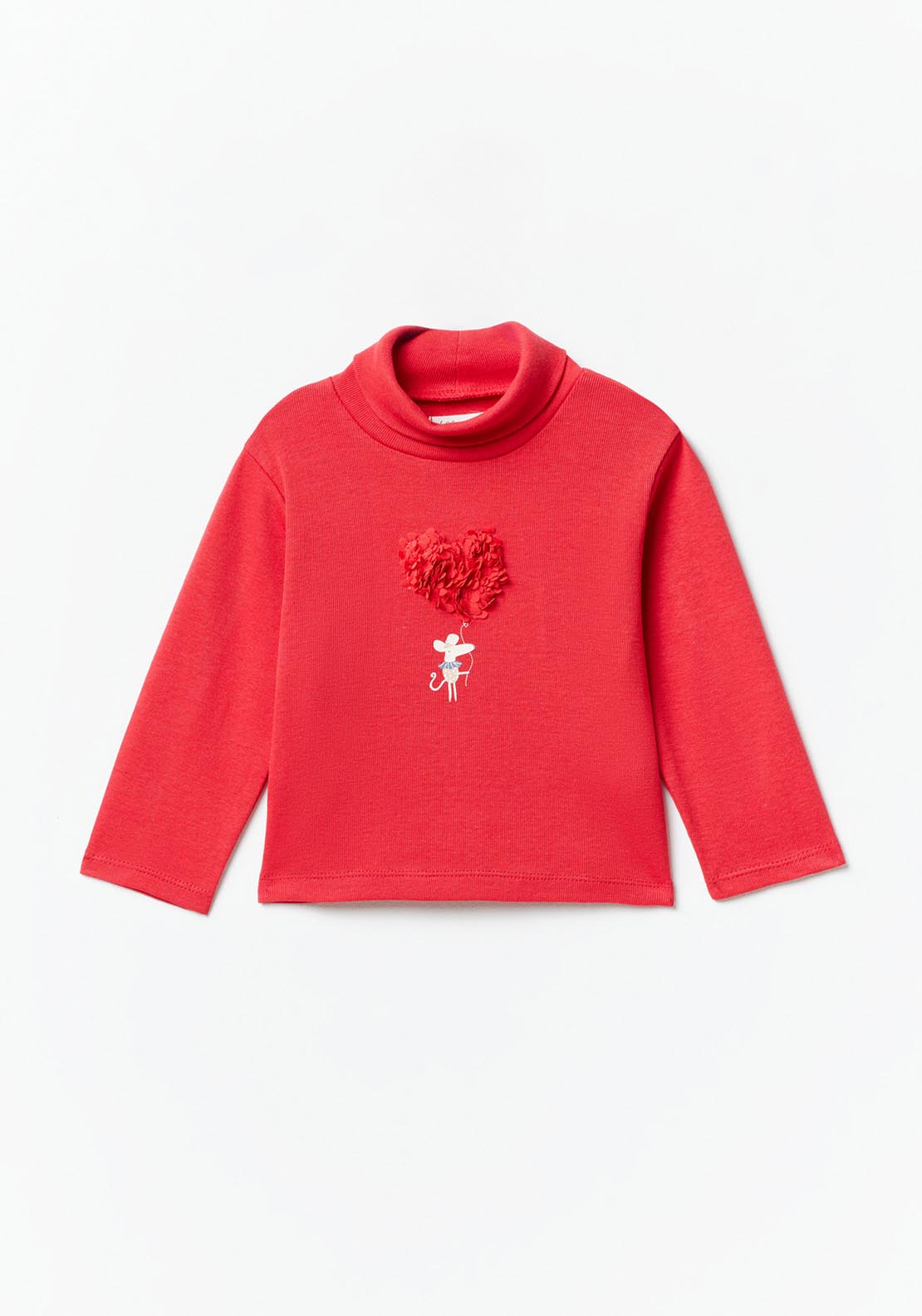 Sfera Ribbed top - Red 1 Shaws Department Stores