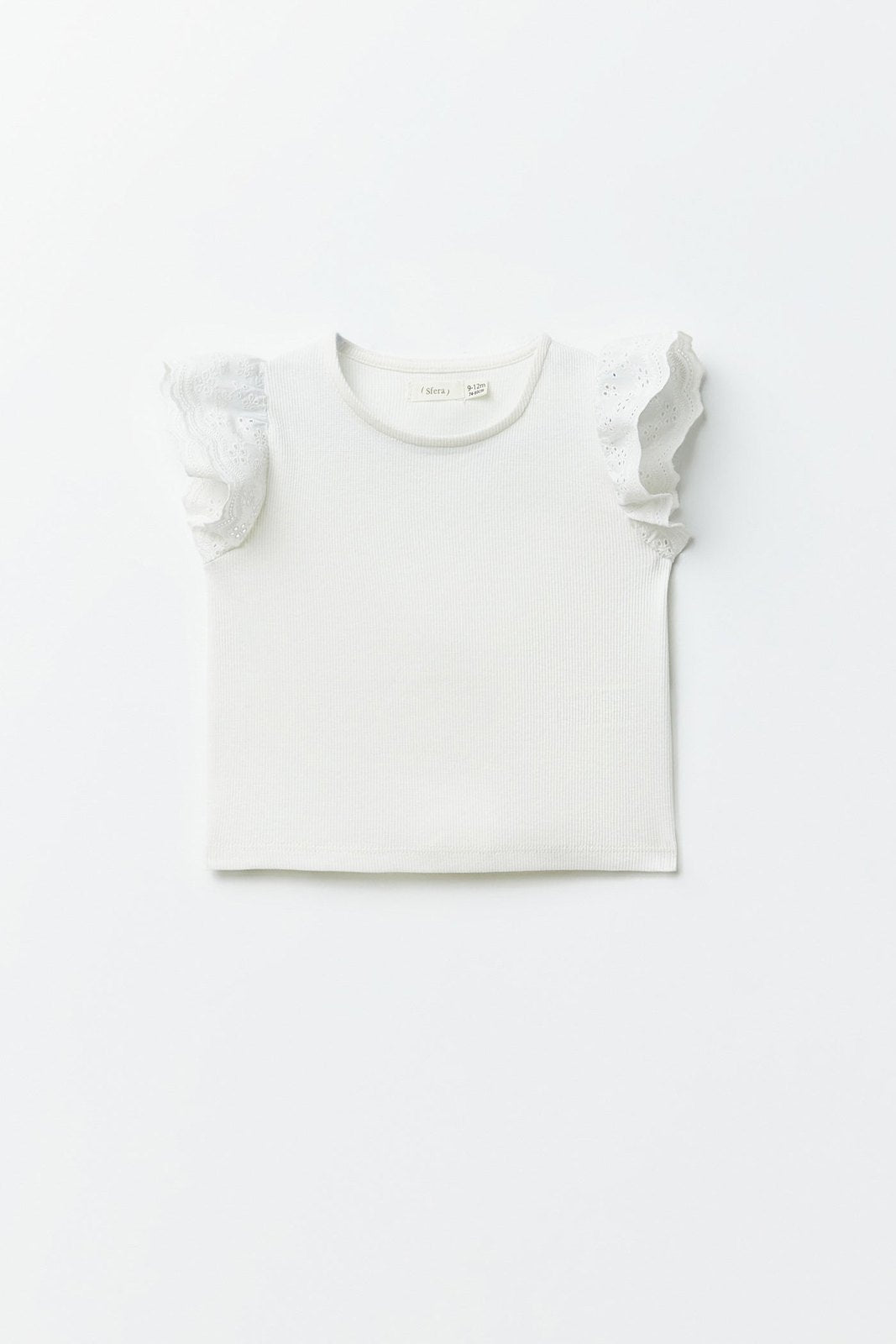 Sfera Plain T-shirt - White 1 Shaws Department Stores