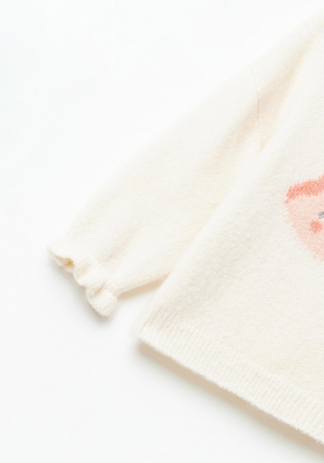 Sfera Bouclé sweater - White 2 Shaws Department Stores
