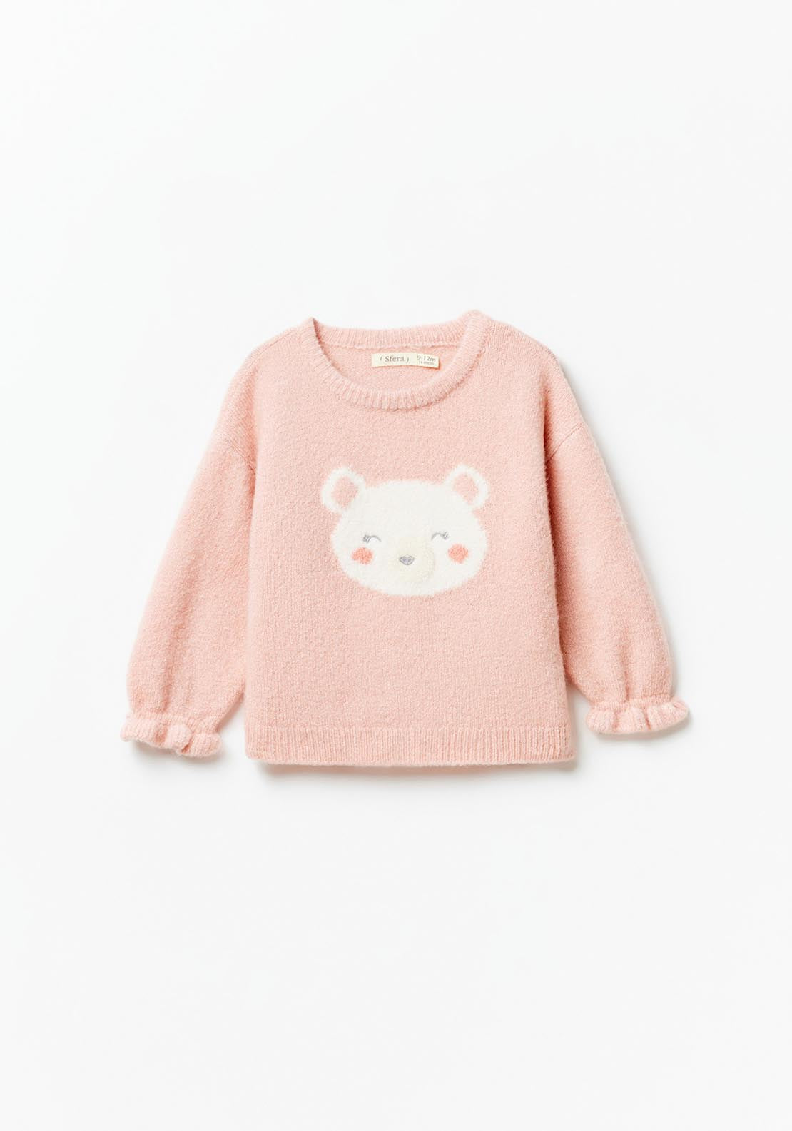 Sfera Bouclé sweater - Pink Light 1 Shaws Department Stores
