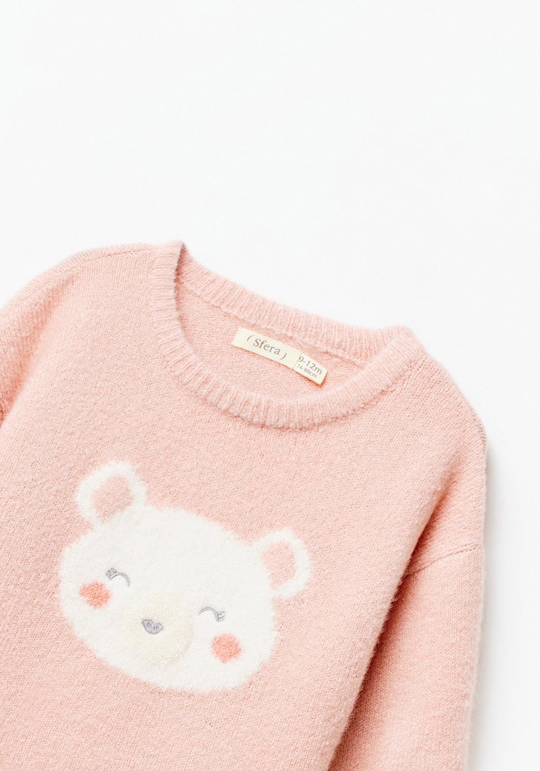 Sfera Bouclé sweater - Pink Light 3 Shaws Department Stores