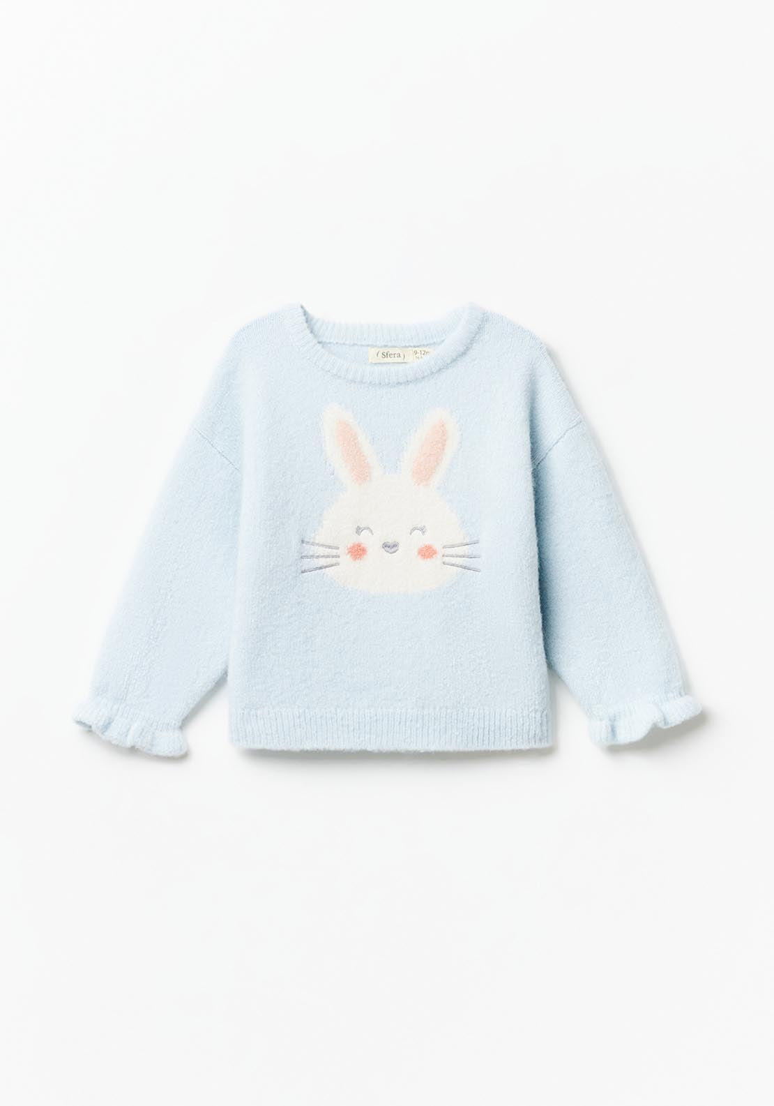 Sfera Bouclé sweater - Blue 1 Shaws Department Stores