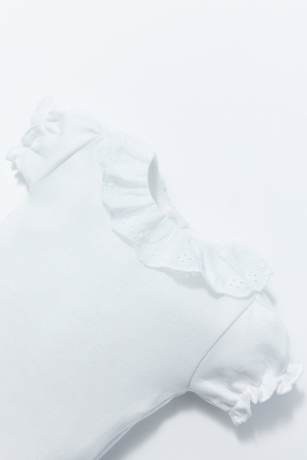 Sfera Embroidered collar romper - White 2 Shaws Department Stores