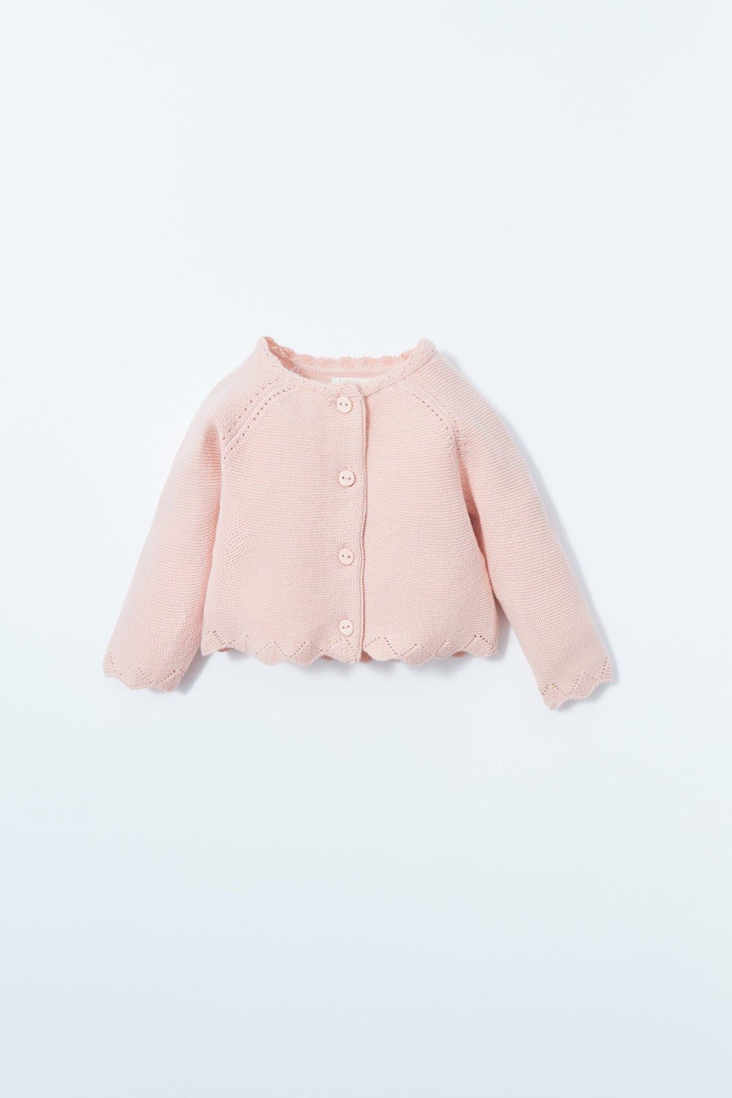 Sfera Knit cardigan - Pink 1 Shaws Department Stores