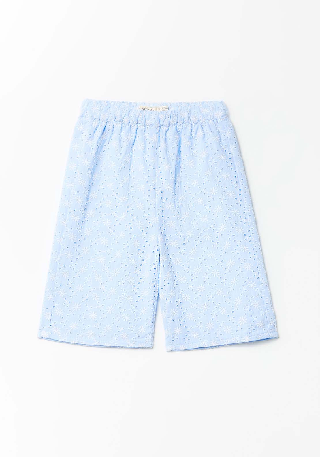 Sfera Embrodered Trousers - Blue 1 Shaws Department Stores