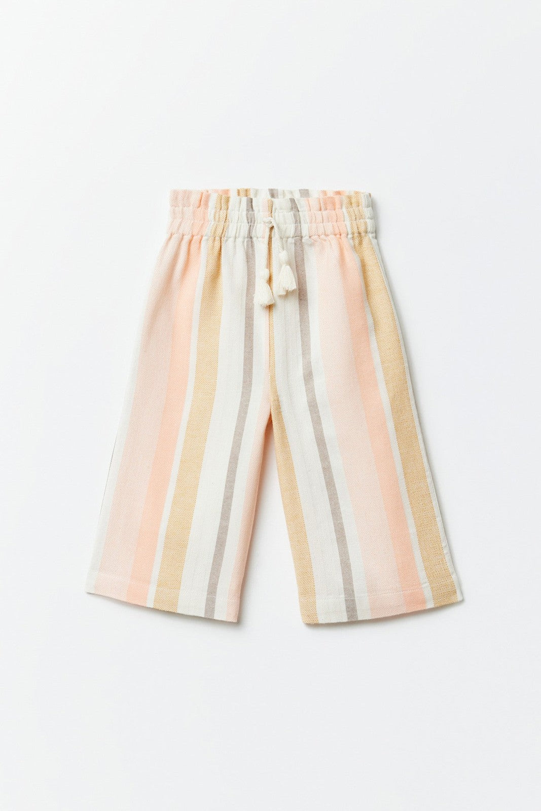 Sfera Stripes rustic trousers - Salmon 1 Shaws Department Stores