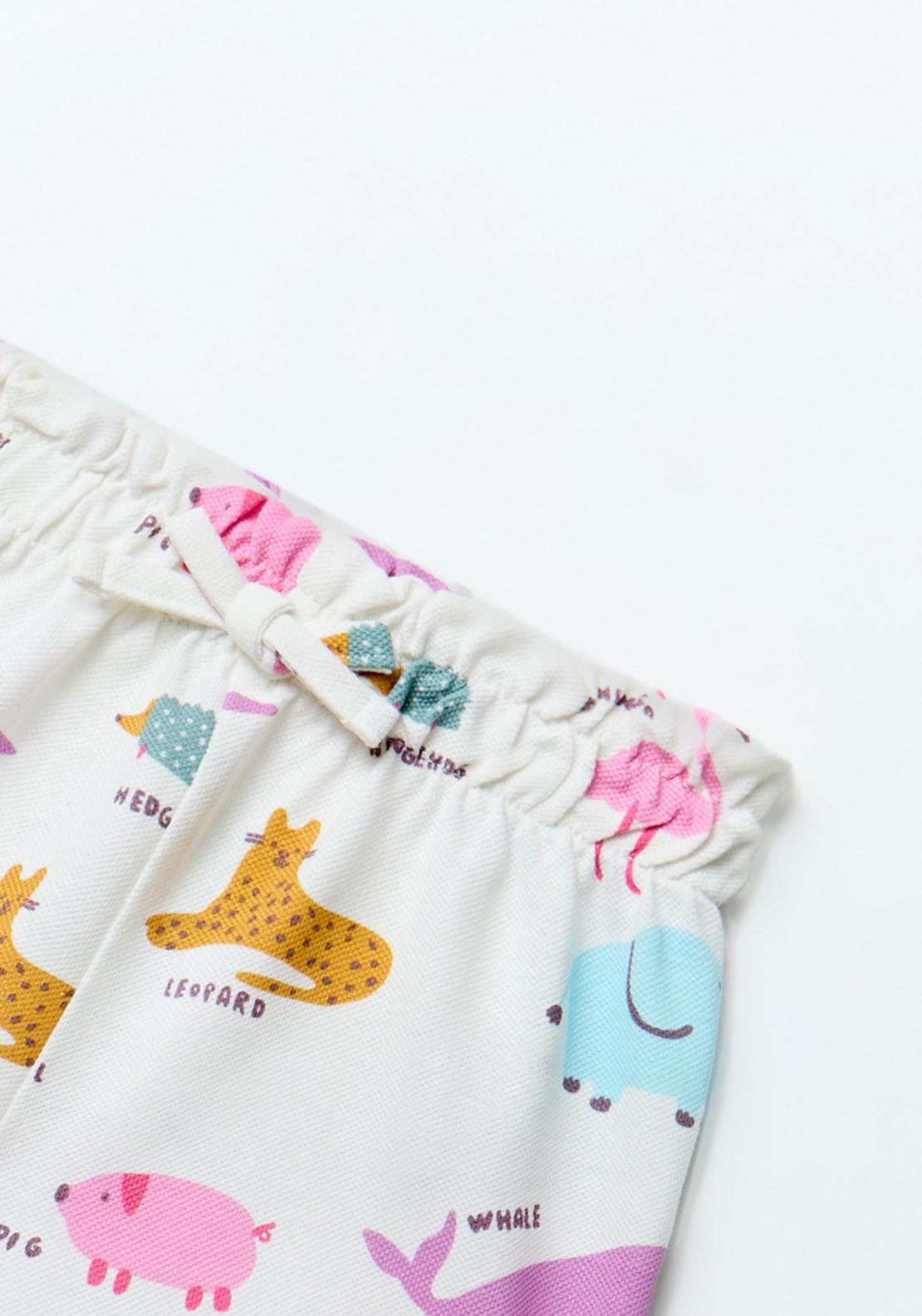 Sfera Animal print shorts - White 1 Shaws Department Stores
