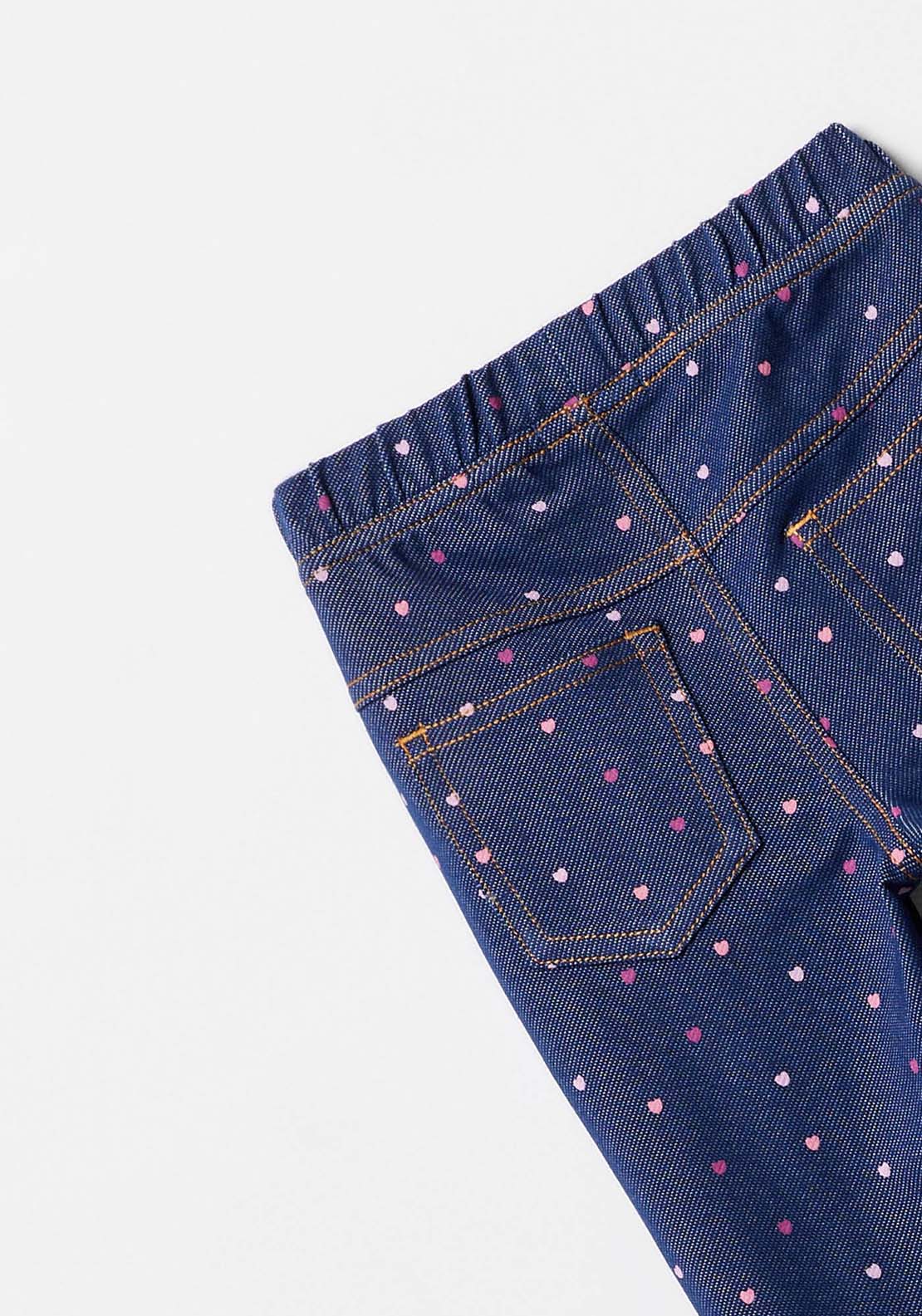 Sfera Baby Girl Polka Dot Leggings - Blue 2 Shaws Department Stores