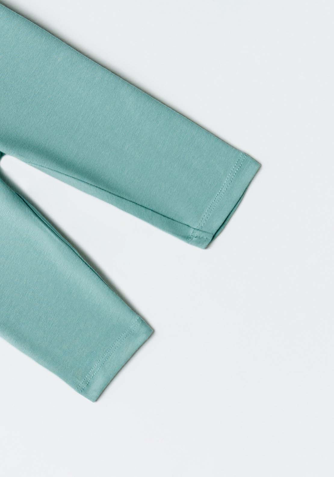 Sfera Plain leggings - Green 2 Shaws Department Stores