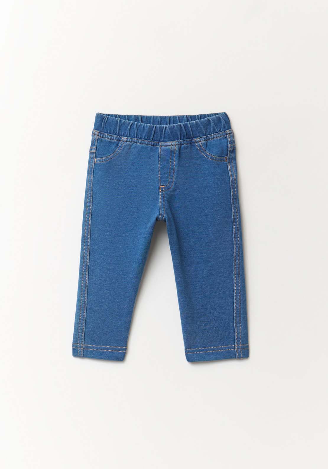 Terry Leggings - Denim Light Wash