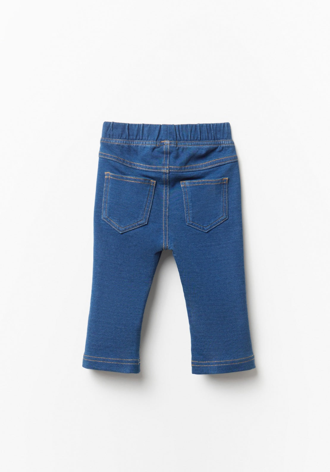 Terry Denim Leggings - Denim Medium Wash